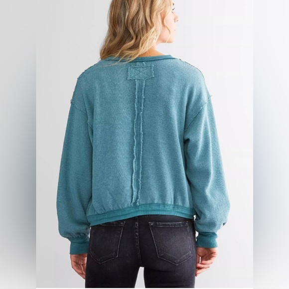 Free People Anyway Tee Deep Teal - Picture 2 of 9